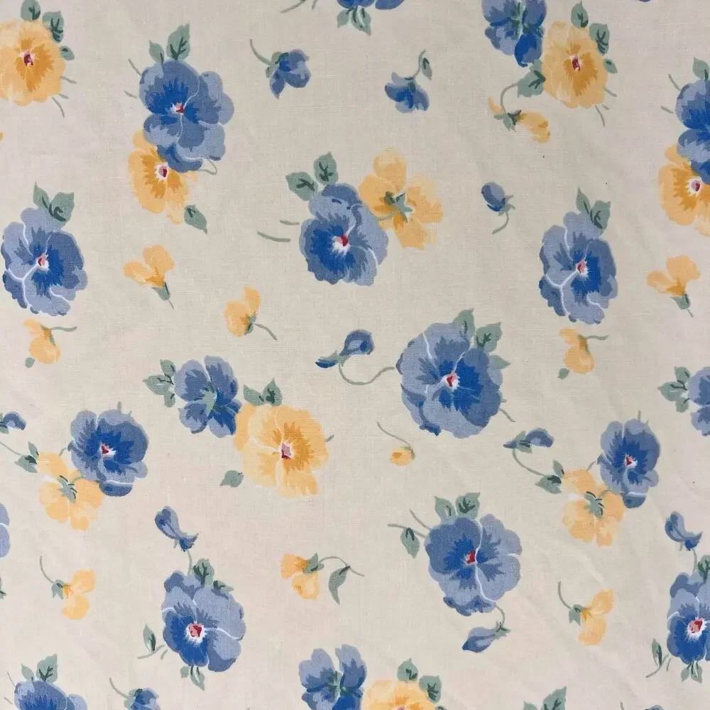 Vintage Cottagecore Floral Queen Sheet & Pillowcases 90s 1990s